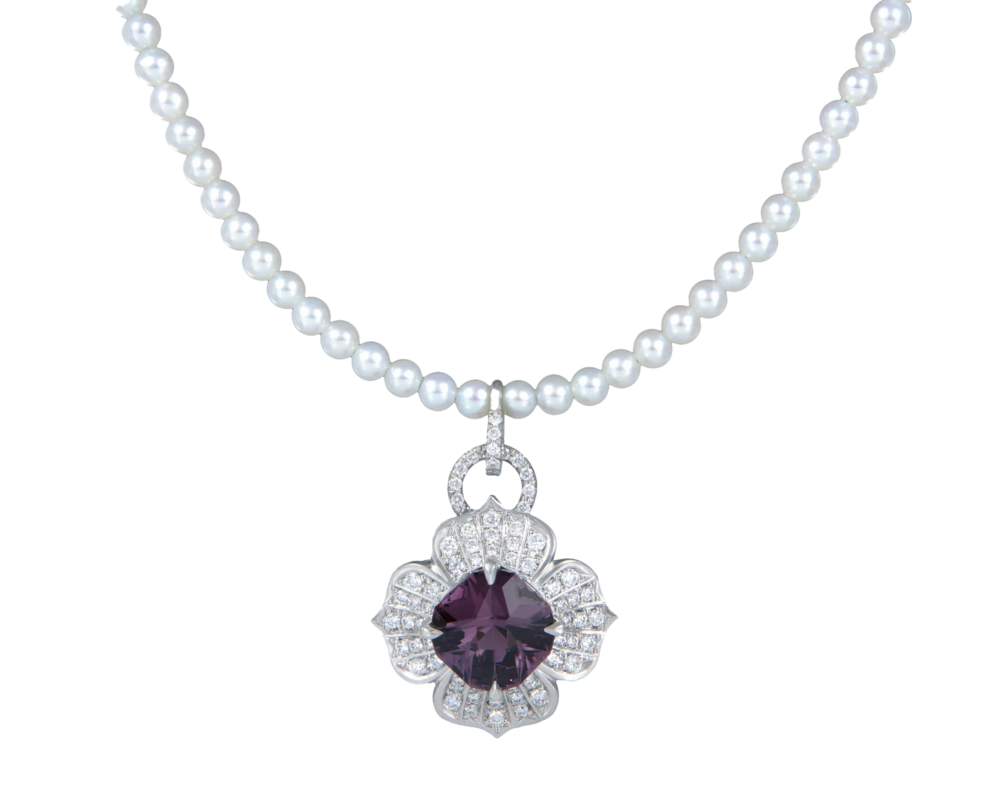 Spinel Necklace - Folium