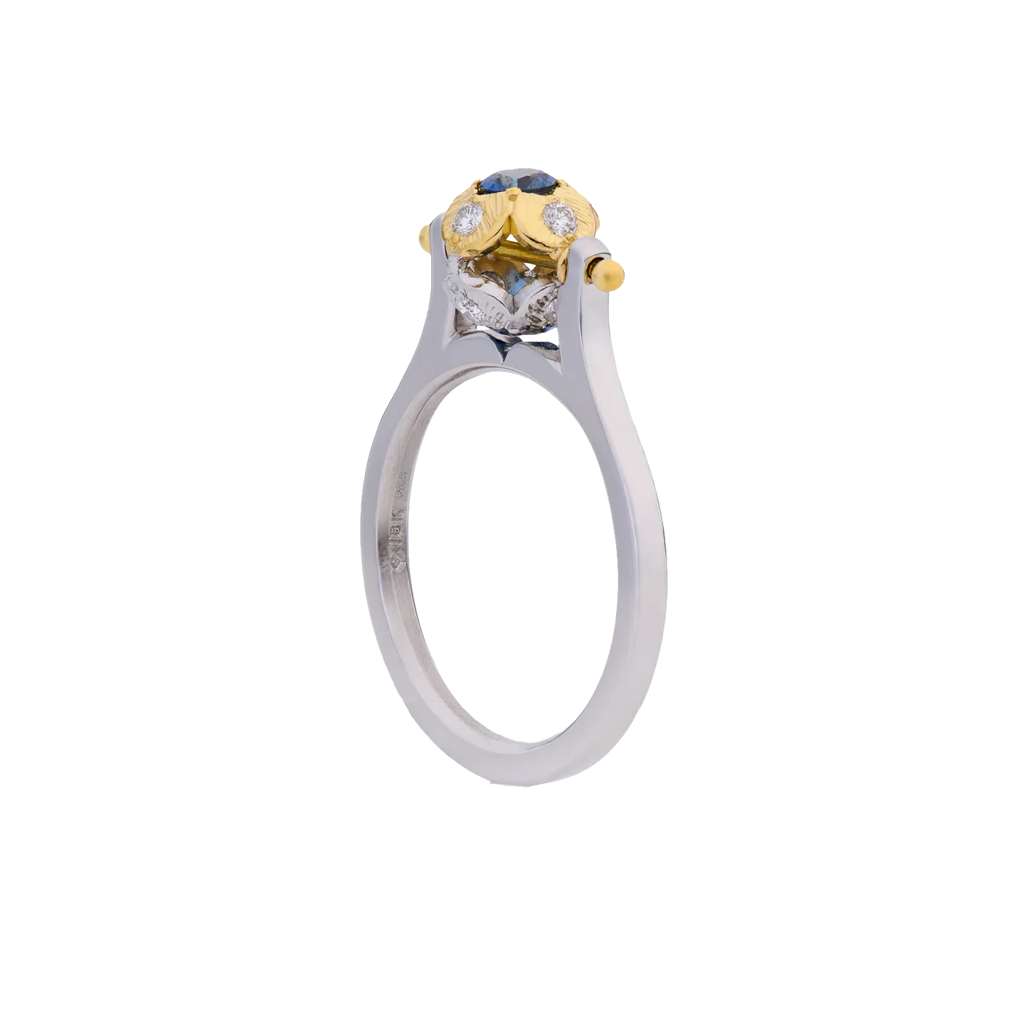 Sapphire Spinning Ring - Folium