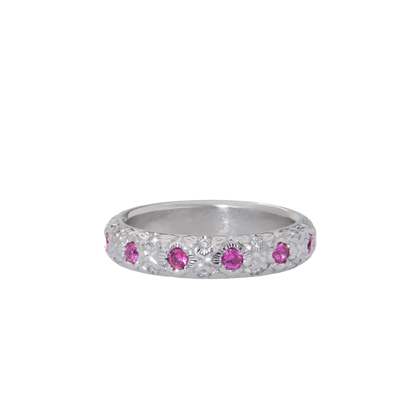 Pink Sapphire Band - Folium
