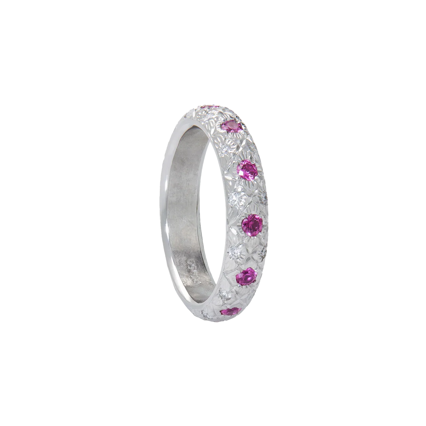 Pink Sapphire Band - Folium